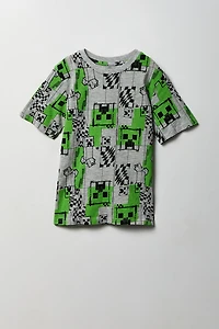 Kids Minecraft Print T-Shirt