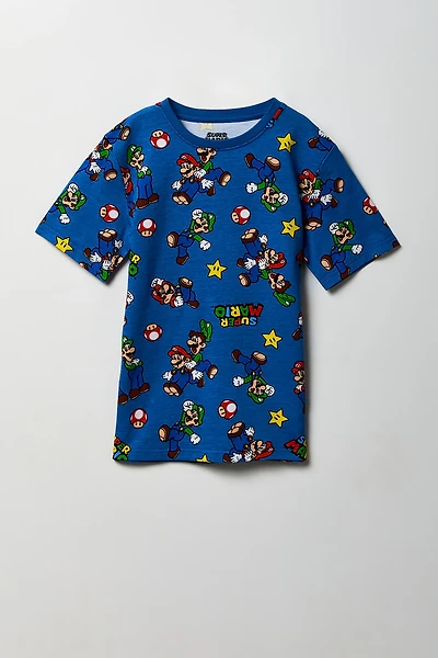 T-shirt à imprimé Super Mario pour enfant