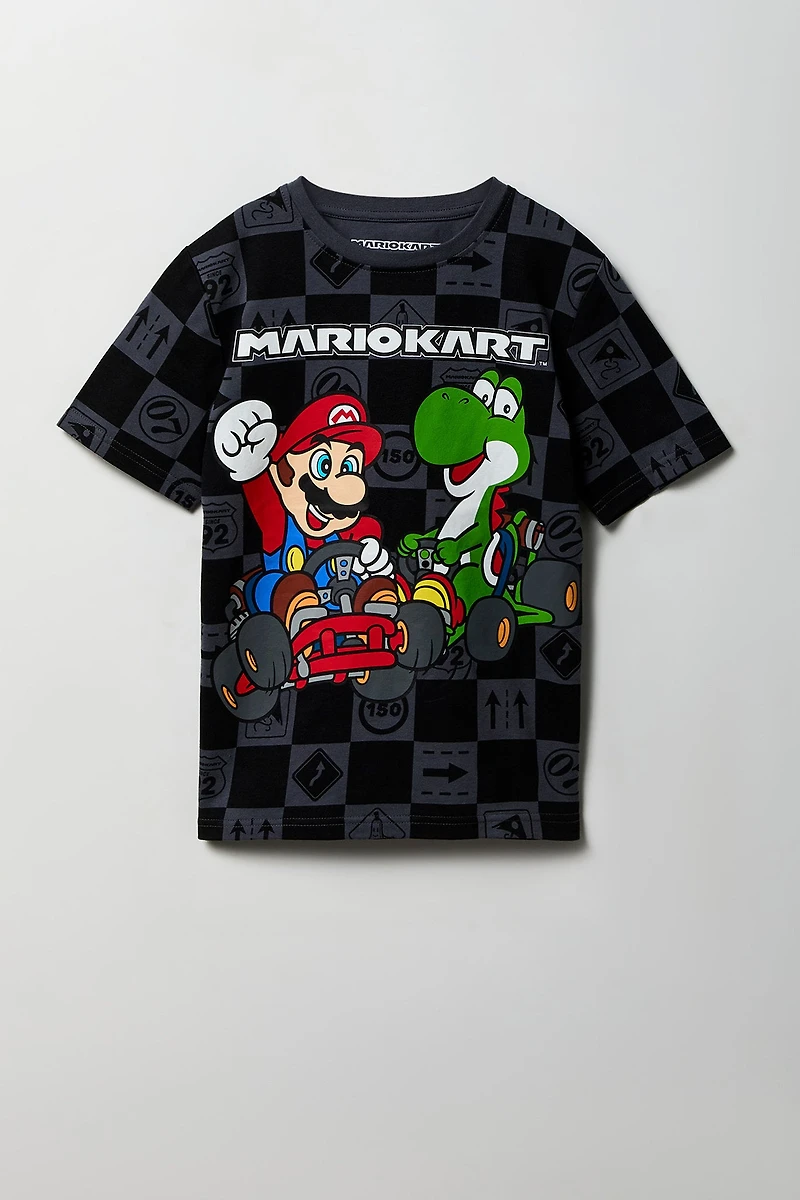 Kids Super Mario Print T-Shirt