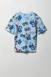 Kids Sonic Print T-Shirt