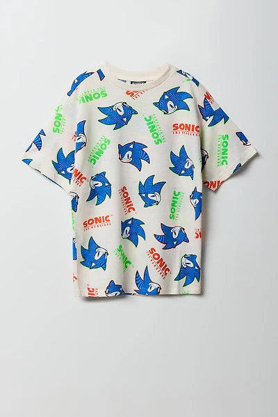 T-shirt à imprimé Sonic pour enfant