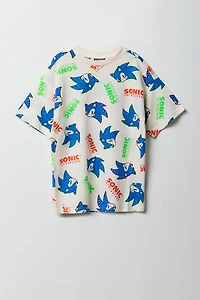 T-shirt à imprimé Sonic pour enfant