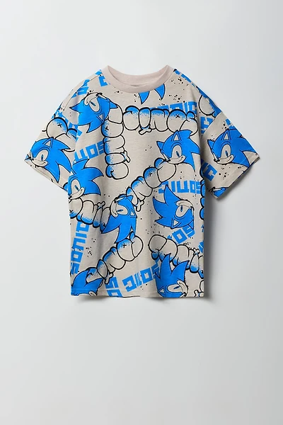 Kids Sonic Printed T-Shirt