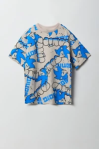 Kids Sonic Printed T-Shirt