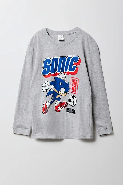 Kids Sonic Graphic Long Sleeve Top