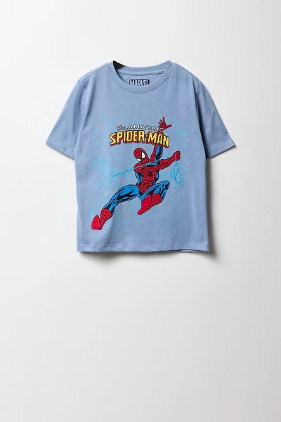 T-shirt à imprimé The Amazing Spiderman pour enfants