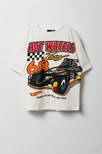 T-shirt à imprimé Hot Wheels™ en relief pour enfant