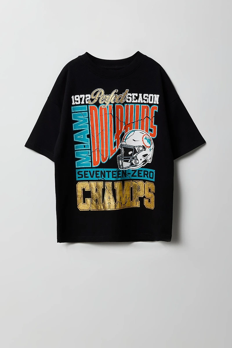 T-shirt à imprimé Miami Dolphins pour enfants