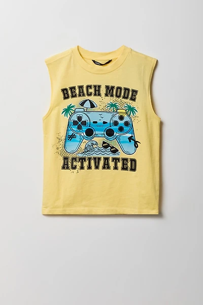 Boys Beach Mode Graphic Tank
