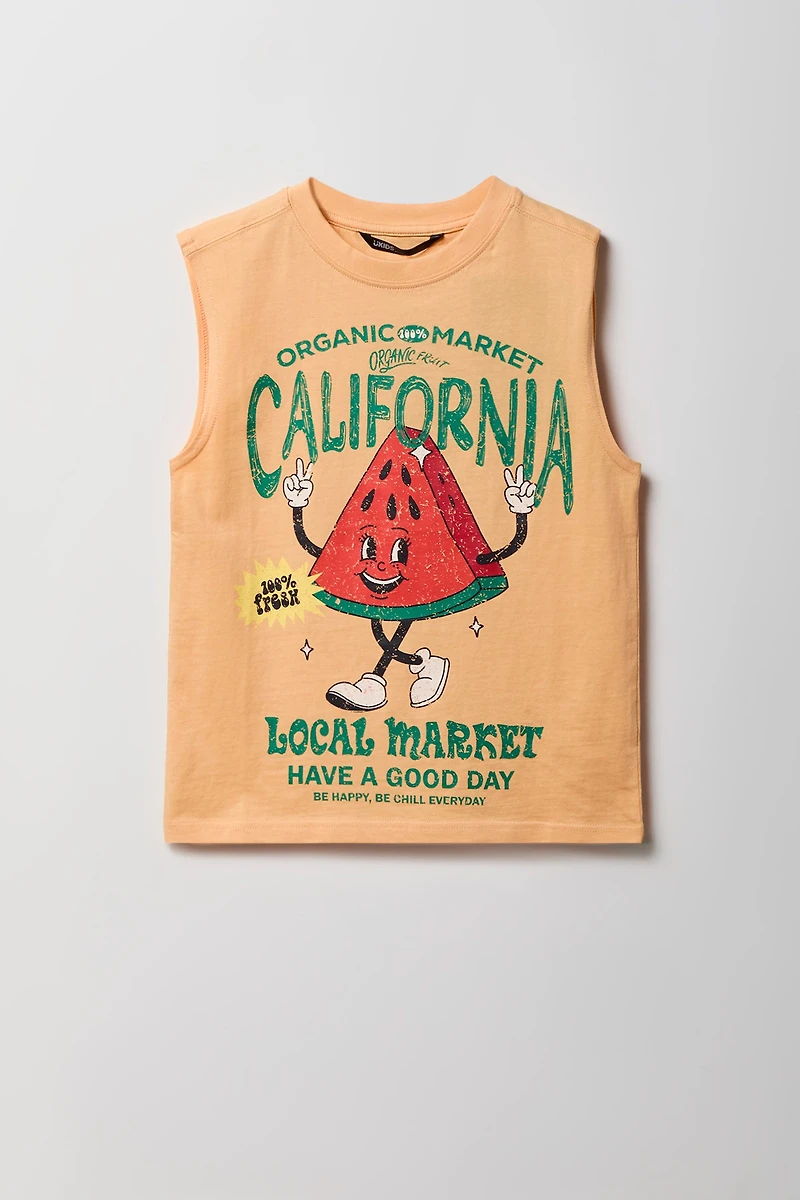 Boys California Graphic Tank