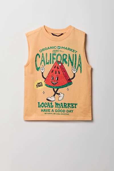 Boys California Graphic Tank
