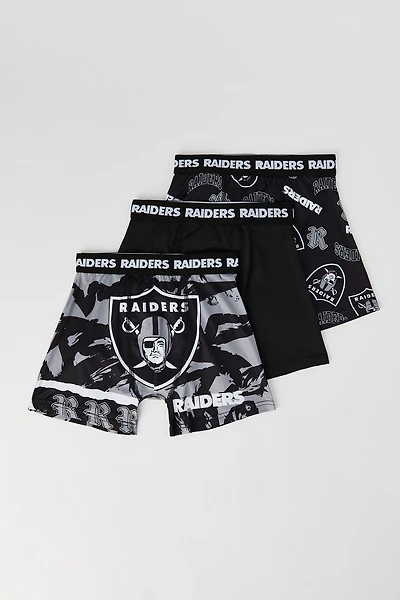 Caleçon à imprimé Las Vegas Raiders pour garçon (Paquet de 3)