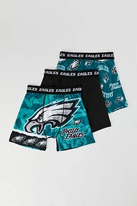 Caleçon à imprimé Philadelphia Eagles pour garçon (Paquet de 3)