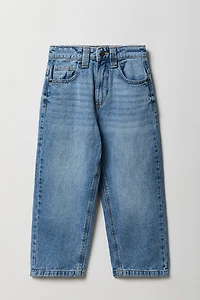 Jean baggy délavé gris pour garçons