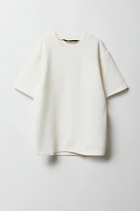 T-shirt texturé embossé pour garçon