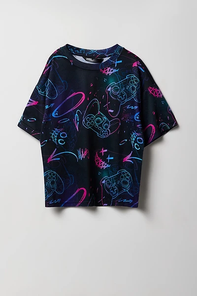 Boys Gamer Print T-Shirt