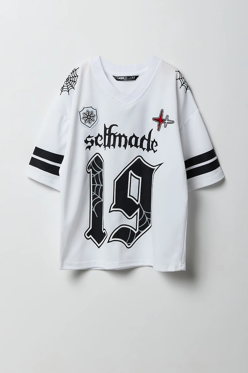 Jersey en filet à imprimé Self Made pour garçon