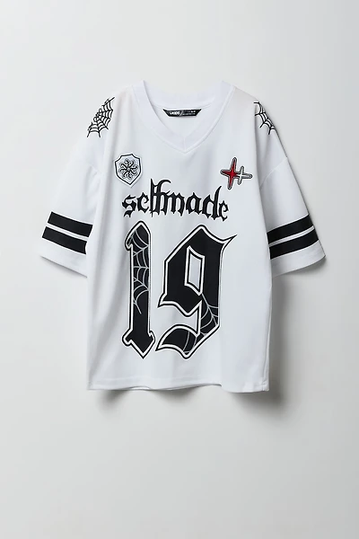 Jersey en filet à imprimé Self Made pour garçon