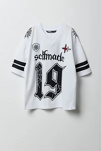 Jersey en filet à imprimé Self Made pour garçon