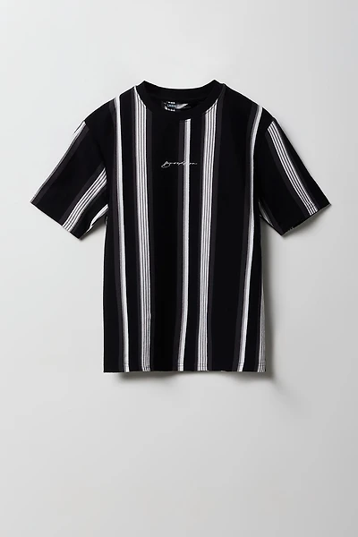 Boys Striped City Graphic T-Shirt