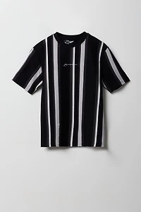 Boys Striped City Graphic T-Shirt