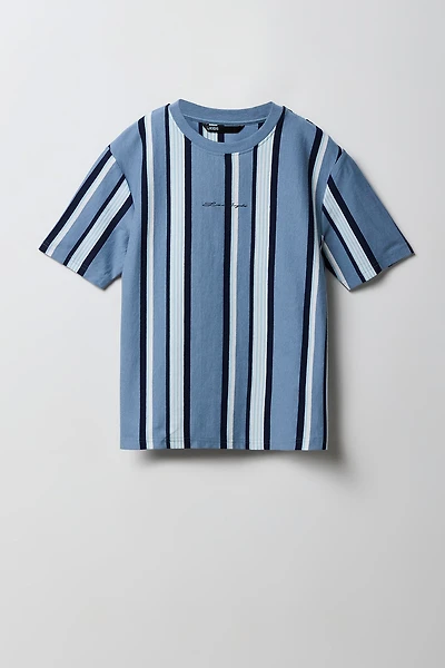 Boys Striped City Graphic T-Shirt