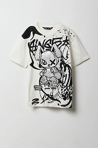 T-shirt avec motif brodé Robot pour garçon