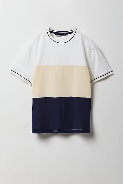 T-shirt avec blocs de couleurs pour enfants