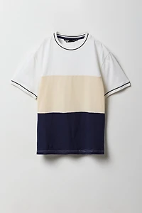 T-shirt avec blocs de couleurs pour enfants