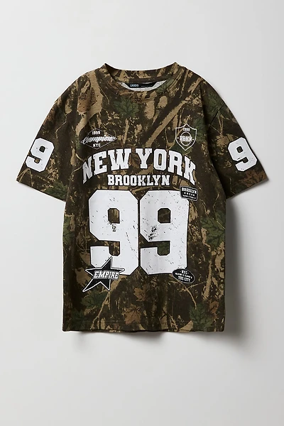 Boys Camo Graphic T-Shirt