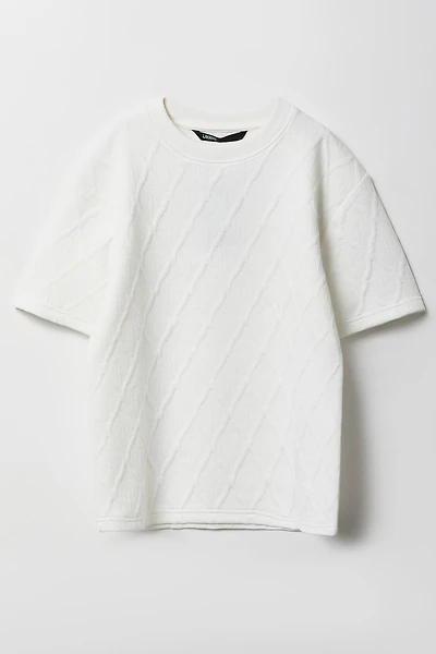 T-shirt texturé pour garçon