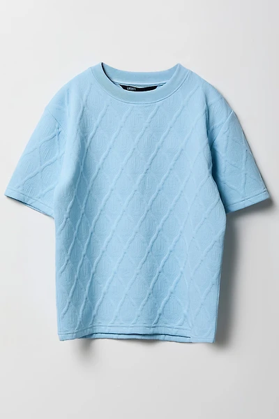 Boys Textured T-Shirt