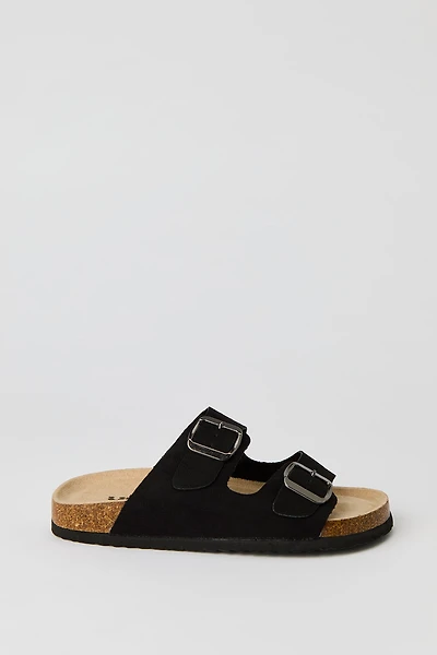Boys Double Buckle Cork Sandal