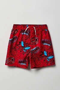 Boys Spider-Man Print Swim Short