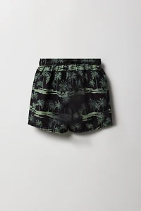 Short de baignade avec motif tropical pour garçon