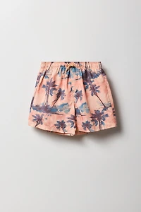 Boys Tropical Printed Swim Short