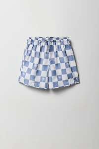 Short de bain à imprimé tropical pour garçons