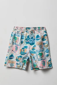 Boys Printed Swim Short