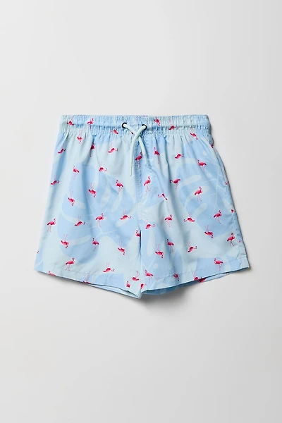 Boys Printed Swim Short