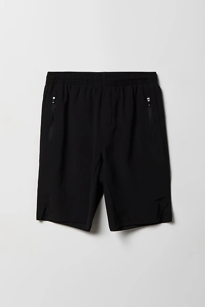Boys Active Zipper Pocket Short