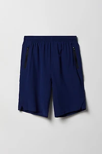 Boys Active Zipper Pocket Short