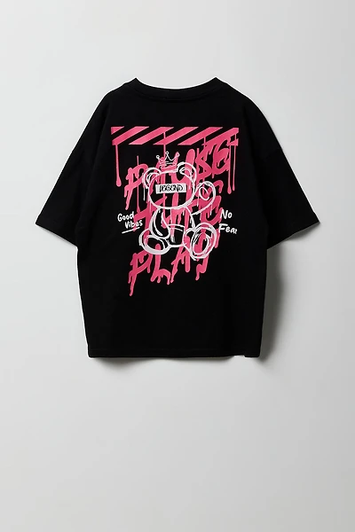 Boys Teddy Bear Graphic T-Shirt