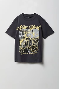 Boys Bear Graphic T-Shirt