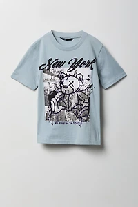 T-shirt à imprimé Ours pour garçon