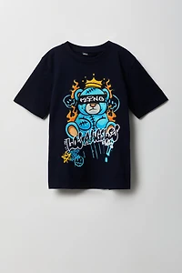 Boys Bear Graphic T-Shirt