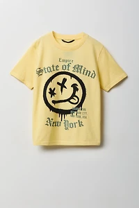 Boys Smiley Graphic T-Shirt
