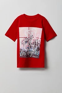 Kids Graffiti Bear Graphic T-Shirt