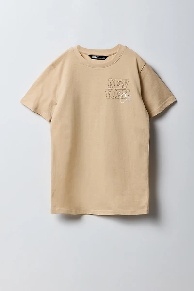 T-shirt à imprimé New York pour garçon