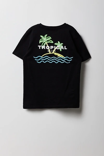 Boys Tropical Bliss Graphic T-Shirt