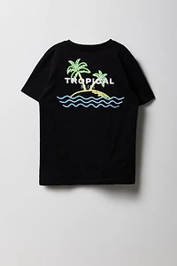 Boys Tropical Bliss Graphic T-Shirt